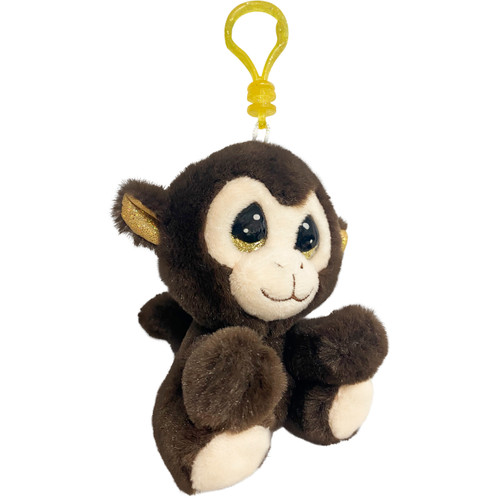 Cutie Pet-tudies 236836 Monkey Plush Backpack Clip – Momo