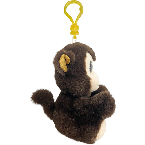 Cutie Pet-tudies 236836 Monkey Plush Backpack Clip – Momo