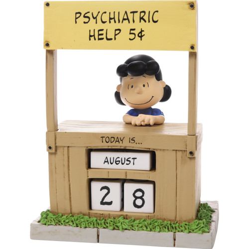 Peanuts Psychiatric Help 5¢ Resin Calendar    