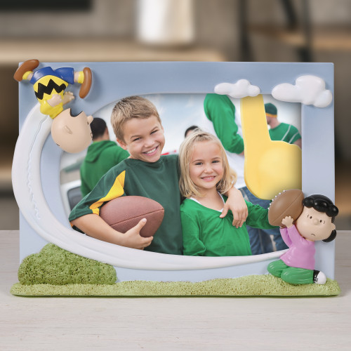 Peanuts Never Give Up 4”x6” Photo Frame     Peanuts Never Give Up 4”x6” Photo Frame