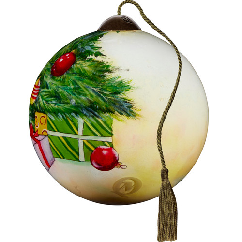 Santa Loves Me Ornament