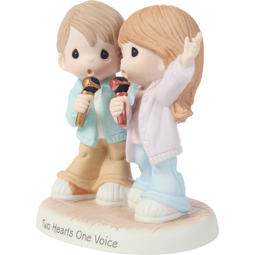 Two Hearts One Voice Figurine