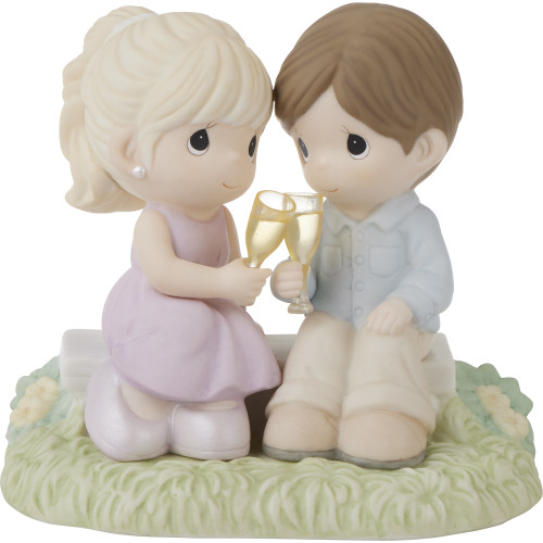 To Our Everlasting Love Brunette Boy/Blonde Girl Figurine