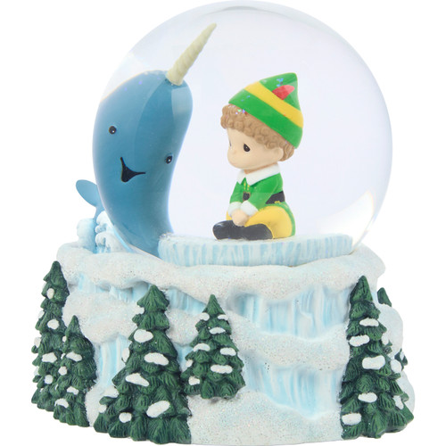Let The Christmas Spirit Guide You Elf Musical Snow Globe 