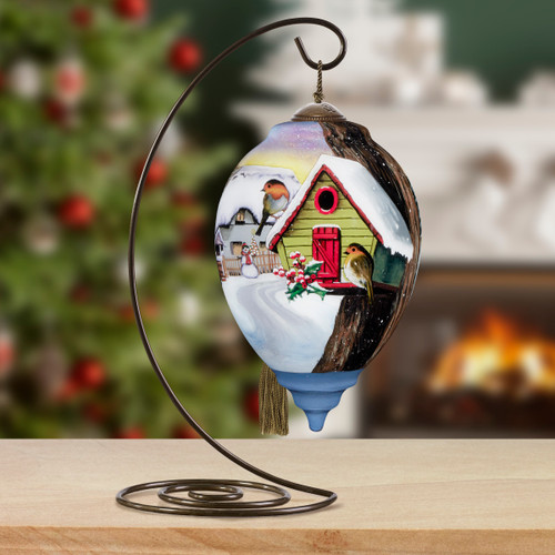 Home For The Holidays Christmas Birds Ornament