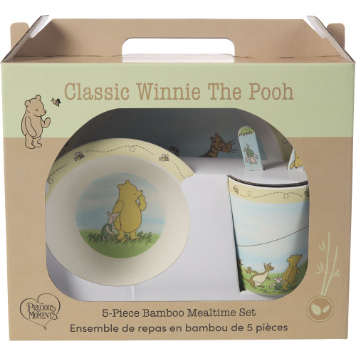 5-Piece Classic Pooh Mealtime Gift Set - Precious Moments Co. Inc.