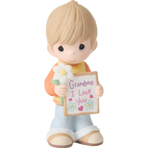 Grandma, I Love You Boy Figurine