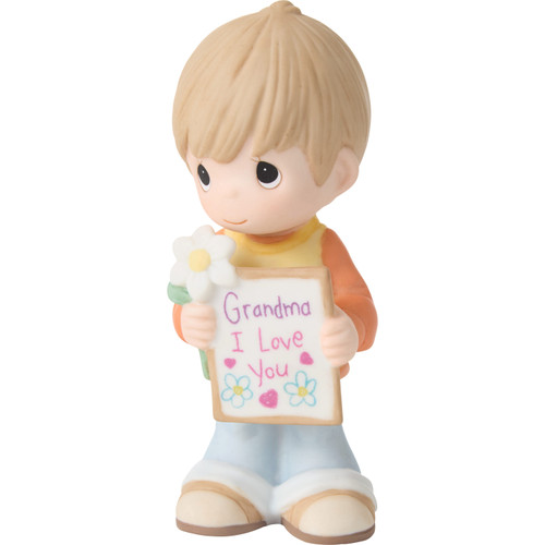 Grandma, I Love You Boy Figurine