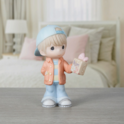 Mommy, I Love You Boy Figurine