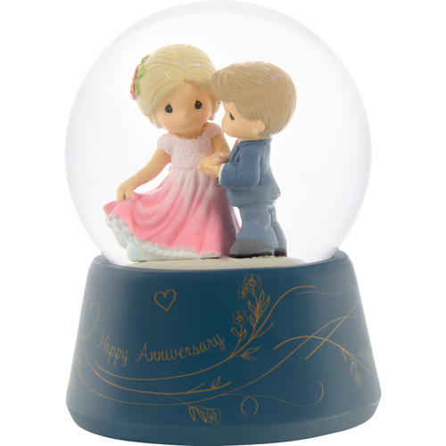 You Make Life Beautiful Anniversary Snow Globe