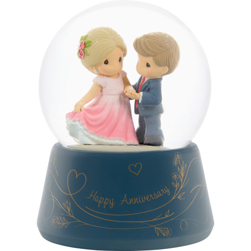 You Make Life Beautiful Anniversary Snow Globe