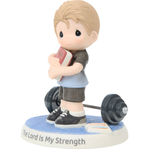 The Lord Is My Strength Boy Figurine