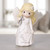 Confirmation Angel, Bisque Porcelain Figurine Confirmation Angel, Bisque Porcelain Figurine