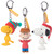 Peanuts Holiday Set Of 3 Backpack Clips