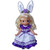 Floral Bunny Easter Doll