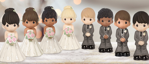 precious moments wedding dolls