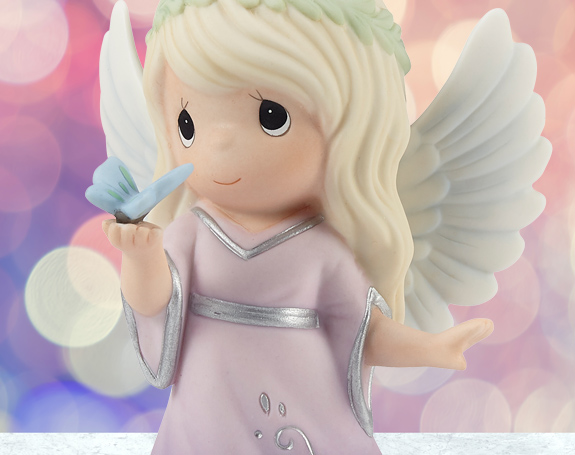 Precious Moments Disney Wings of Wonder Tinker Bell Fairy Porcelain Figurine