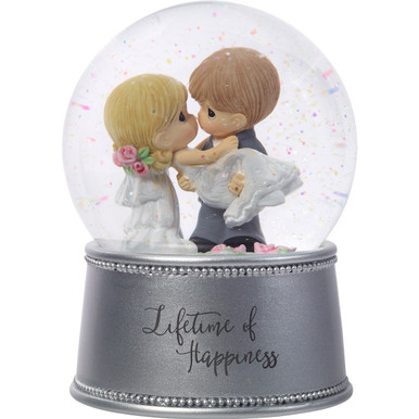 Lifetime Of Happiness, Musical Snow Globe, Resin/Glass