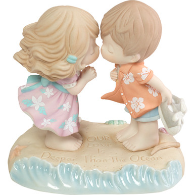 Our Love Is Deeper Than The Ocean, Bisque Porcelain Figurine