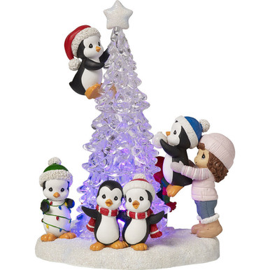 Tree-mendous Fun, Lighted Resin/Acrylic Figurine