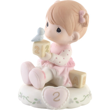 Growing In Grace, Age 2, Redhead Girl Figurine