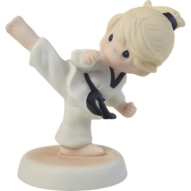 Kick Like A Girl Blonde Figurine