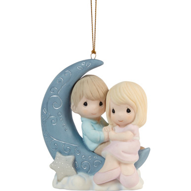 I Love You To The Moon And Back Ornament
