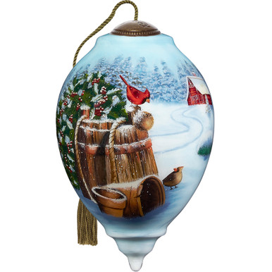 Woodland Cardinals Ornament