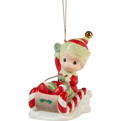 Christmas Is Coming, Enjoy The Ride Annual Elf Ornament