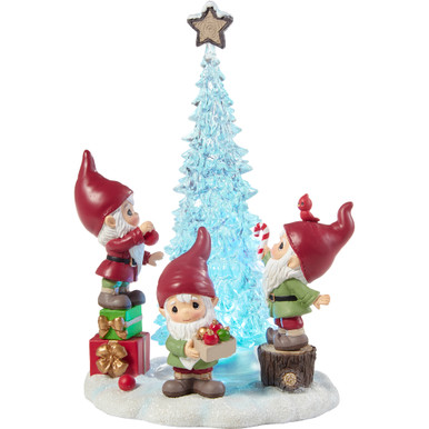 Gnome Place Like Home For The Holidays LED Figurine