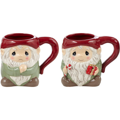 Set of 2 Gnaughty Or Gnice Gnome Mugs