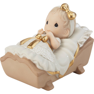 Cradled In His Love Girl Figurine