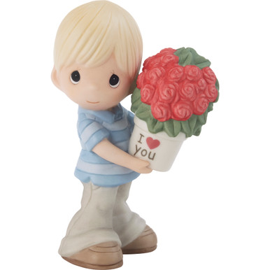 My Love For You Continues To Grow Blond Boy Figurine