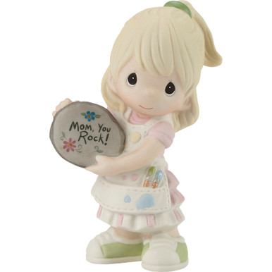 Mom, You Rock! Blonde Girl Figurine