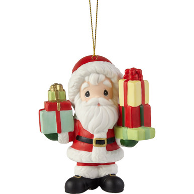 Loaded Up With Christmas Cheer Annual Santa Ornament