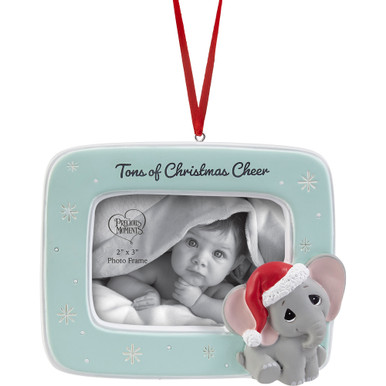 Tons Of Christmas Cheer Photo Frame Ornament