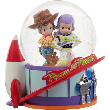 Precious Moments Disney Toy Story Woody Buzz Light Up Musical