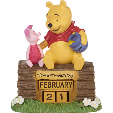 Today Is My Favorite Day Disney Winnie The Pooh Resin Perpetual Calendar