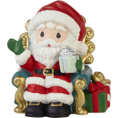 Santas Here Bringing Cheer Annual Santa Figurine