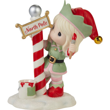 Greetings From The North Pole Annual Elf Figurine