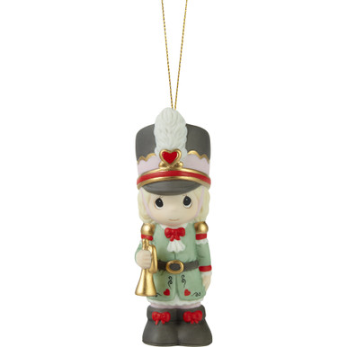 Holiday Cheer Girl Nutcracker Ornament