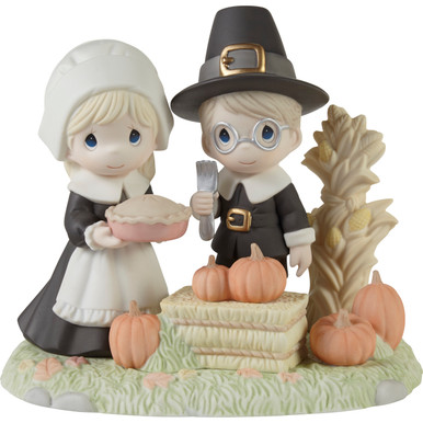 Limited Edition Gather Together With Grateful Hearts Figurine