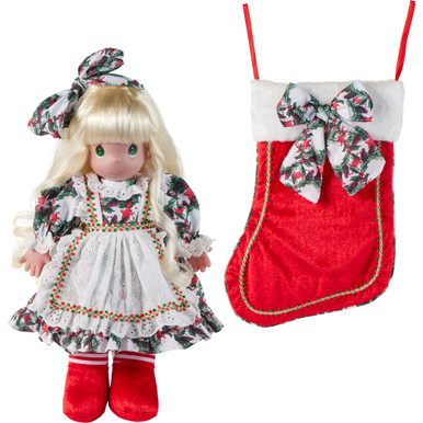 Have A Holly Dolly Christmas 31st Annual Girl Stocking Doll