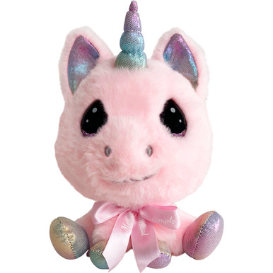 Charm Pink Unicorn Valentine's Day Stuffed Animal