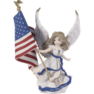 Guardian Angel Soldier Statue - Military Heroes Figurine, Cold Cast Resin, 13 Inch Tall