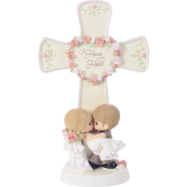 Precious Moments To Have And to Hold Wedding Gift Cross