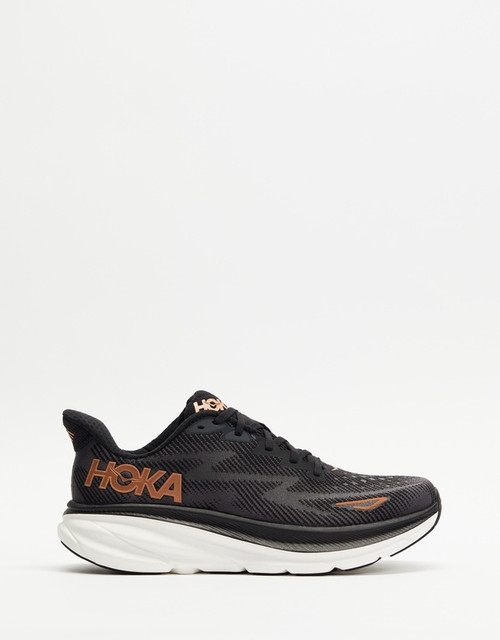 HOKA CLIFTON 9 W BLK/COPPER