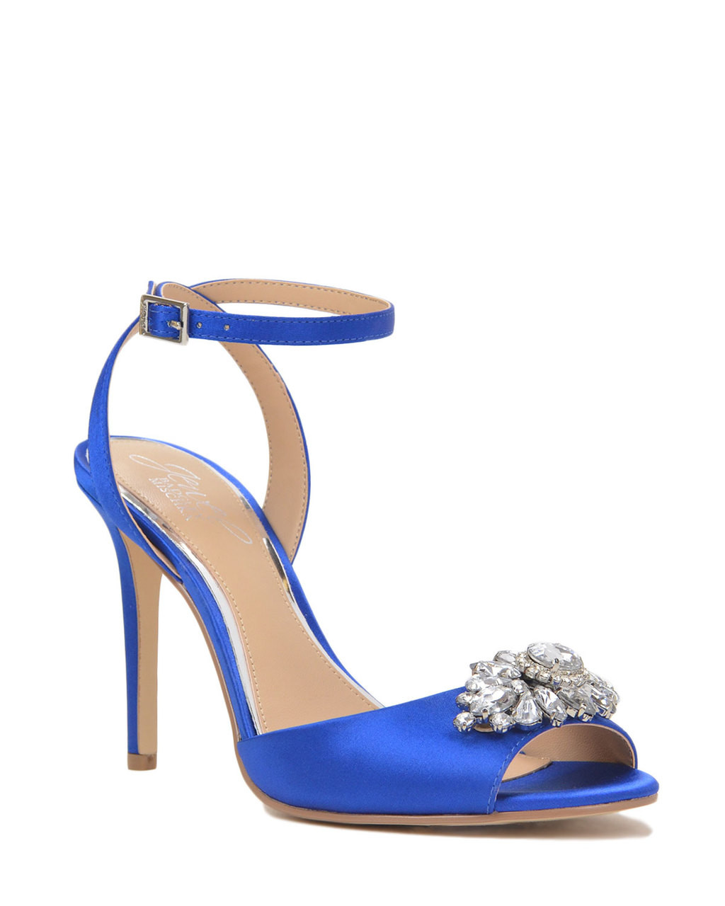 badgley mischka blue shoes