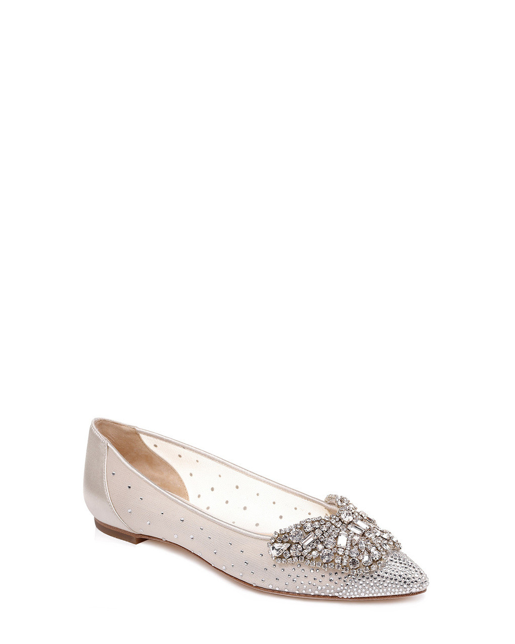Quinn Embellished Evening Flat by 