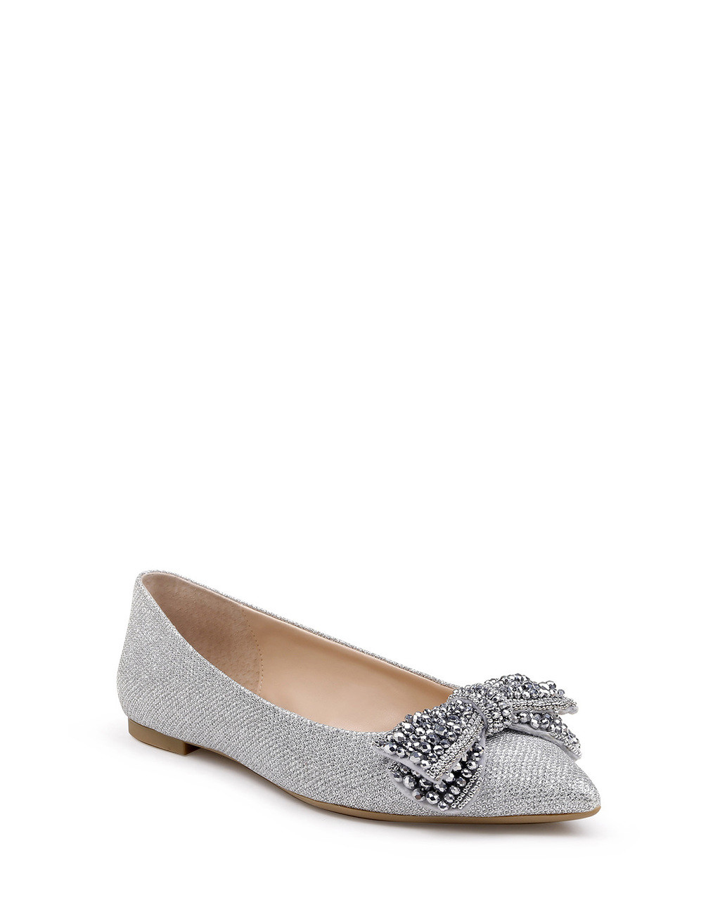 Zanna Pointed Toe Evening Flat from Jewel by Badgley Mischka